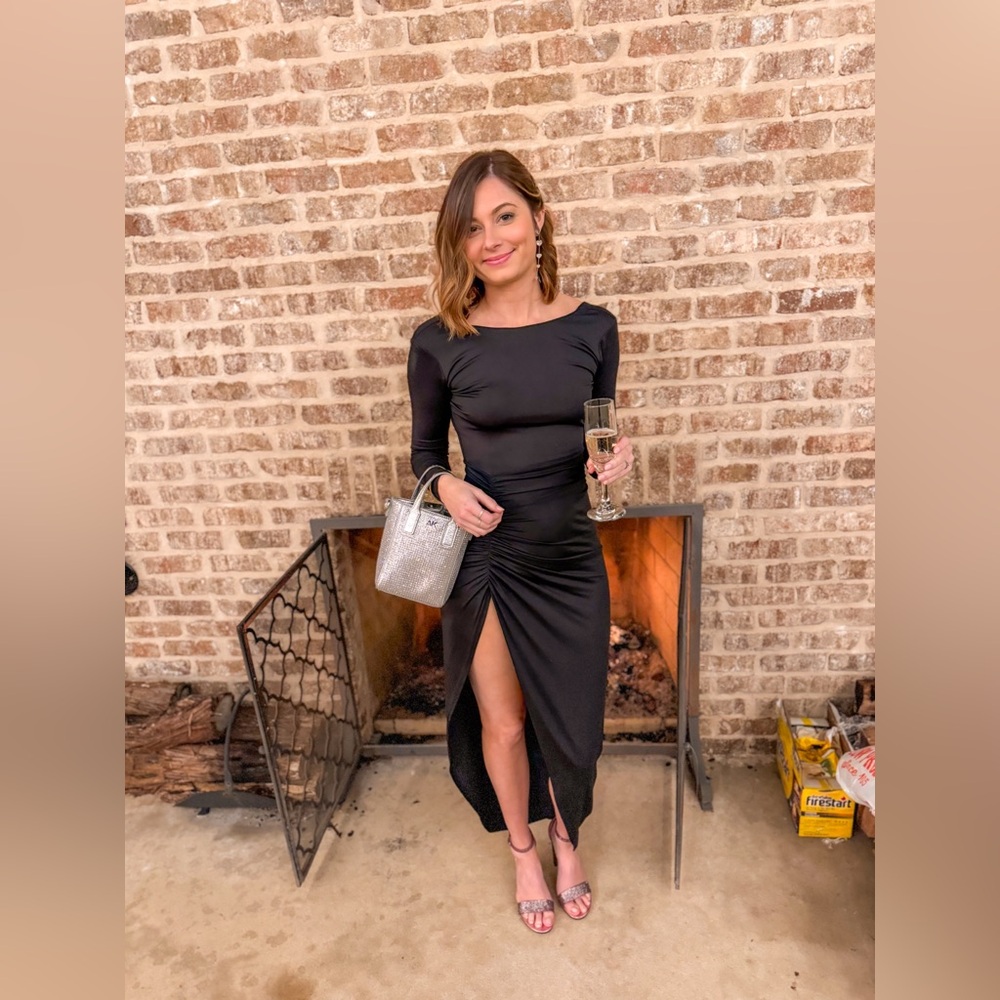 Black Form Fitting Dress